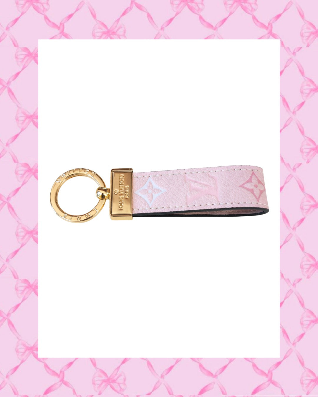 Peony key chain