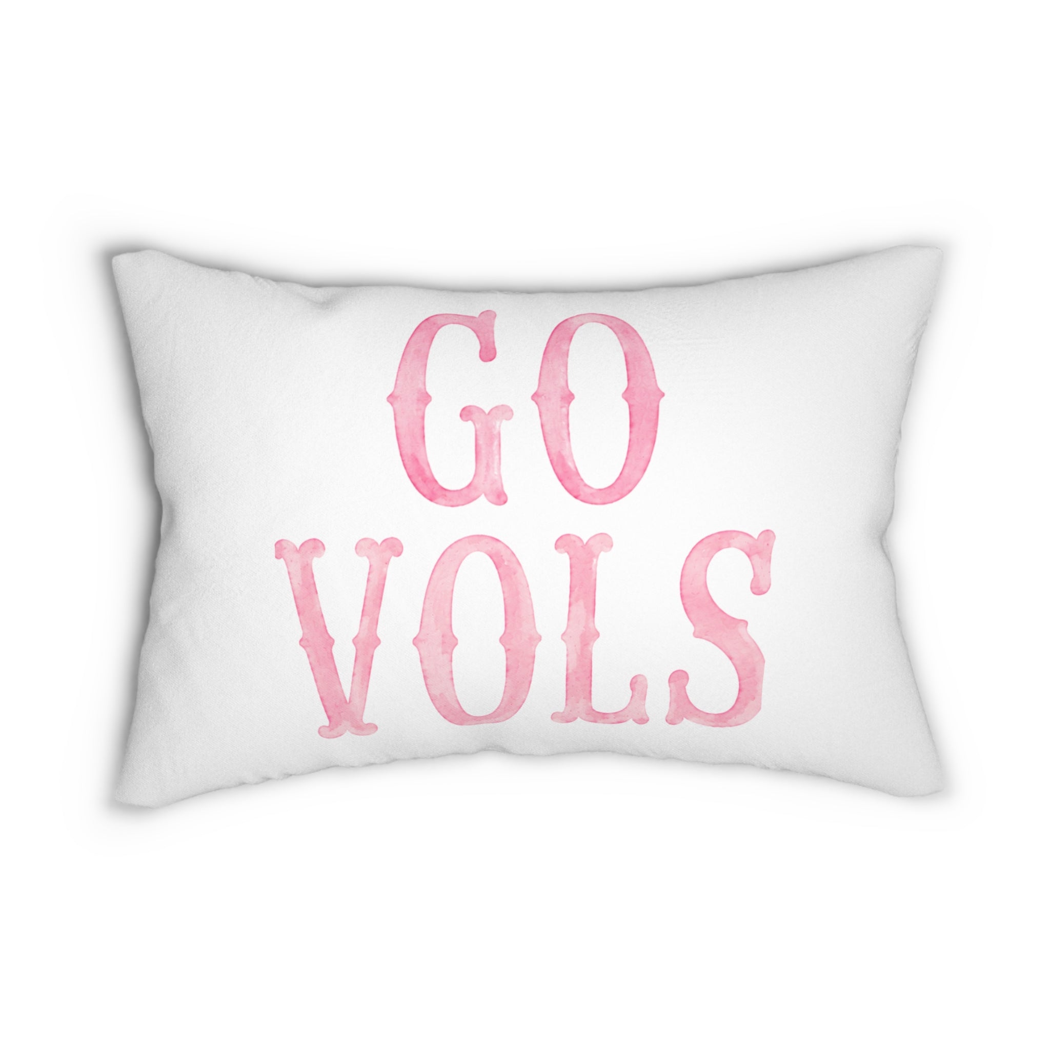 "Go Vols" Watercolor Pillow