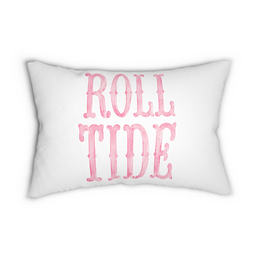 "Roll Tide" Watercolor Pillow
