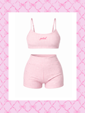XOXO set- peony pink