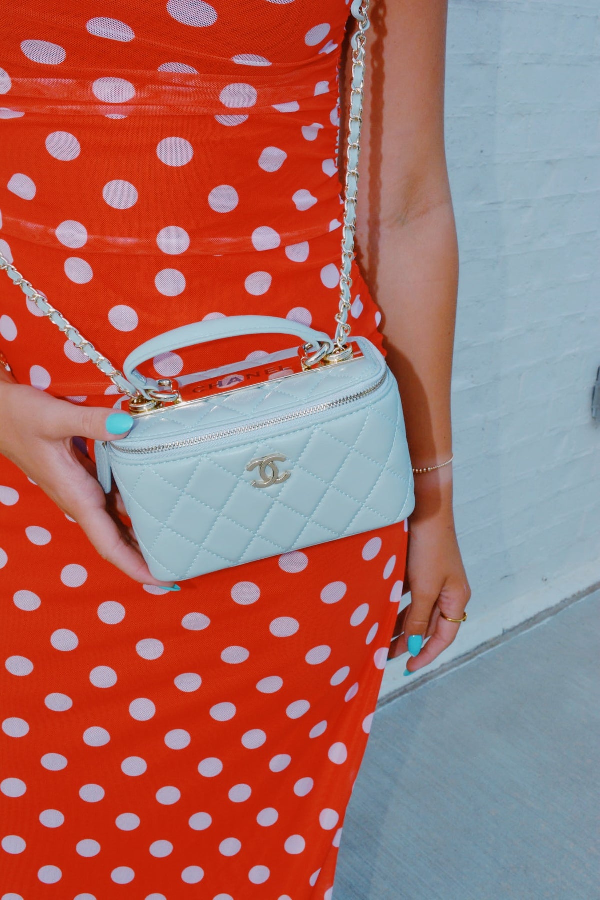 Vanity Purse - Baby Blue